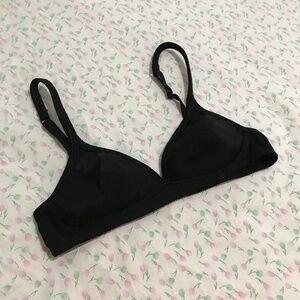 Vintage VOGUE BRA PETITES Unwired Bra 32AA Black